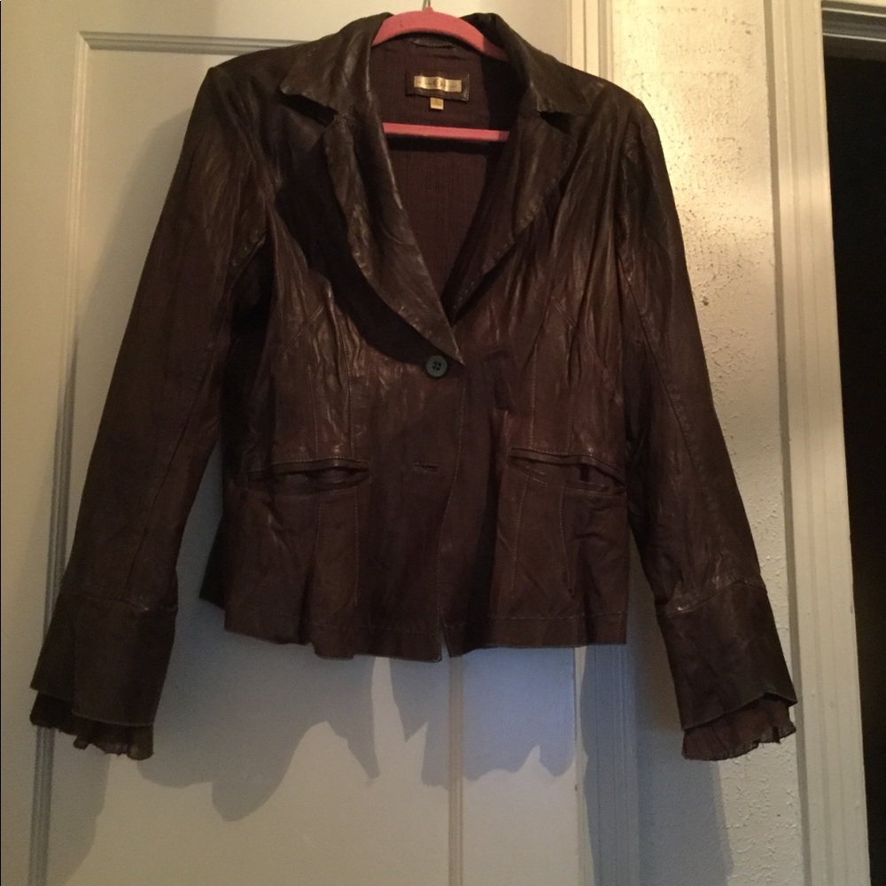 Leather jacket